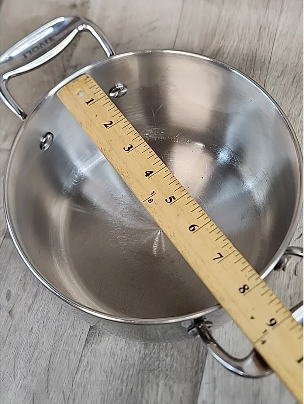 Tivoli Gourmet Quality Stainless Steel Inox Bond  3 1/2 Qt Stockpot - NO LID